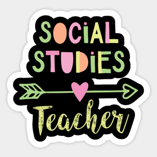 Social Studies Teacher Gift Idea Sticker